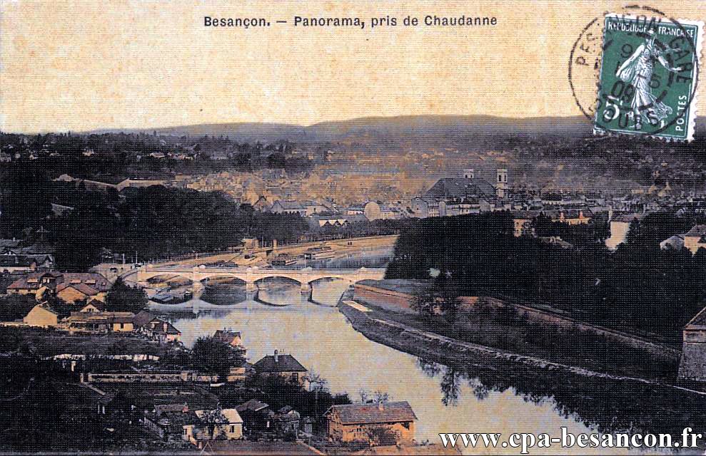 Besançon. - Panorama, pris de Chaudanne